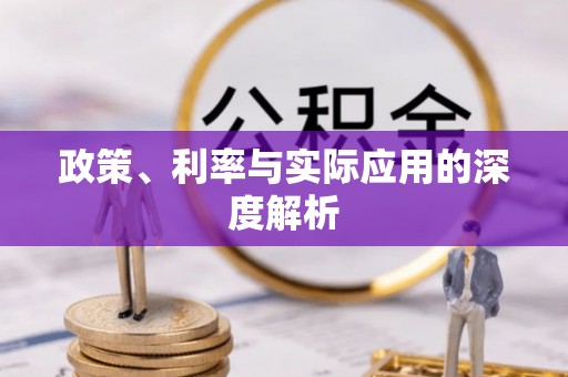 阿里政策、利率与实际应用的深度解析