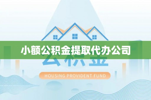 阿里小额公积金提取代办公司